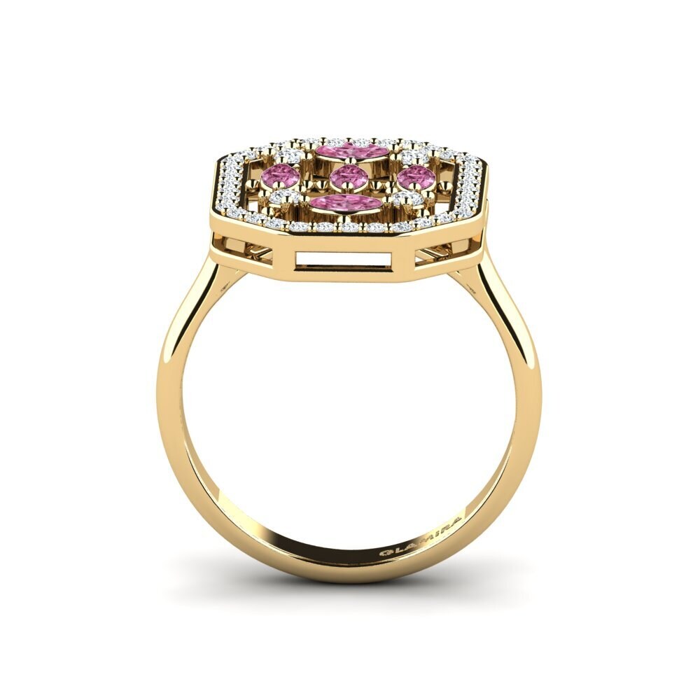 Rhodolite Garnet Engagement Ring Buous