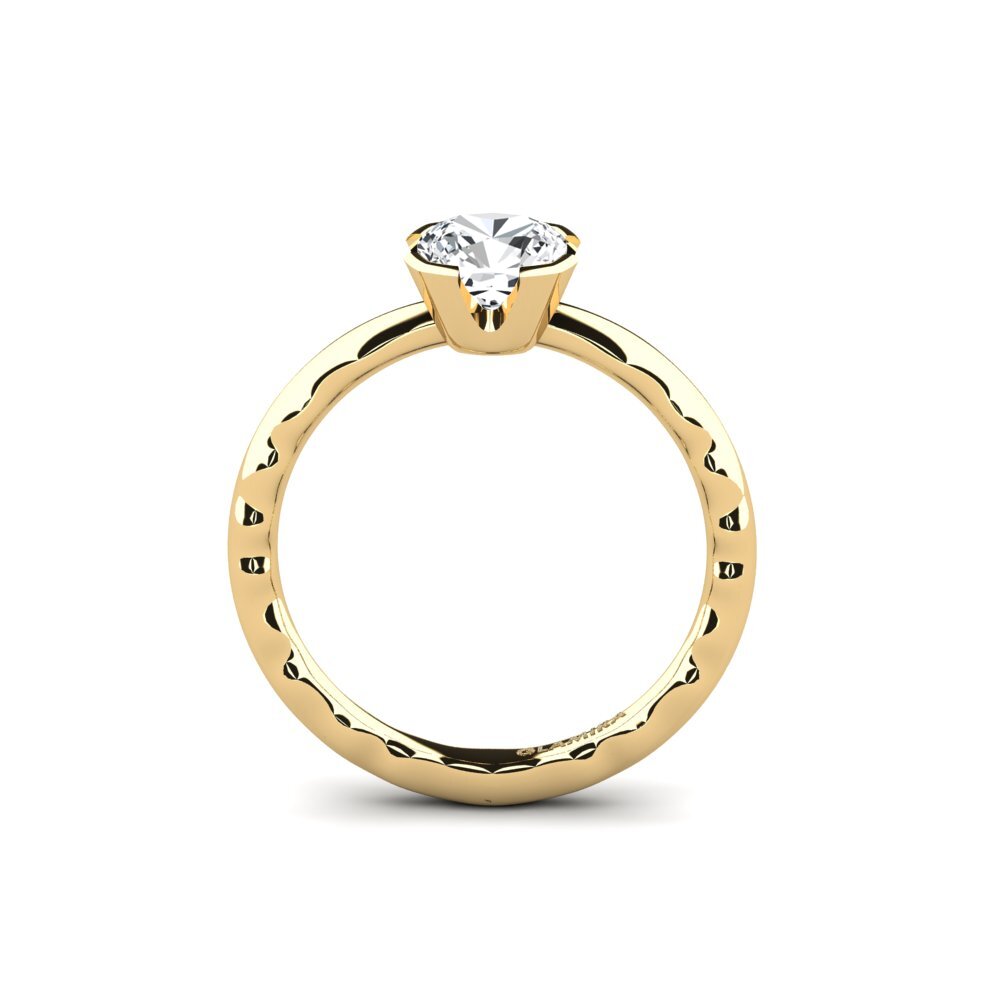 Circón Blanco Anillo de compromiso Donart