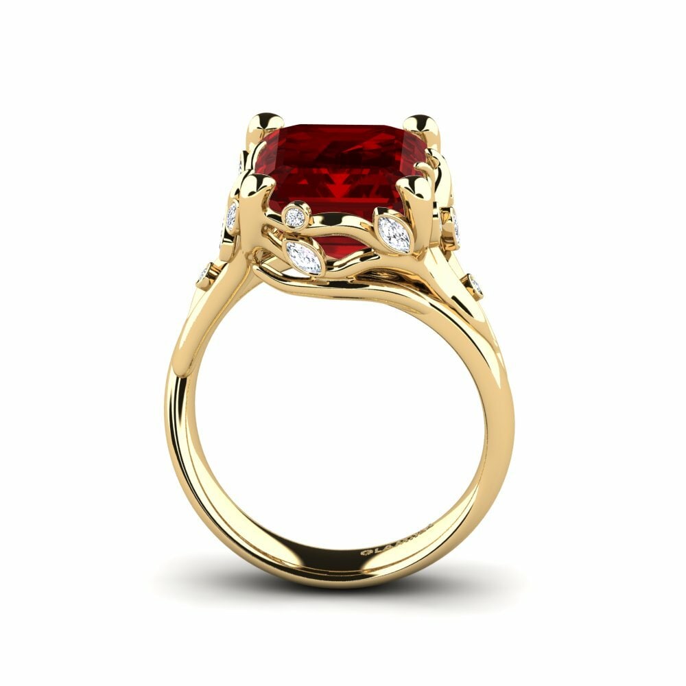 Ruby (Lab Created) Engagement Ring Gnerspmas
