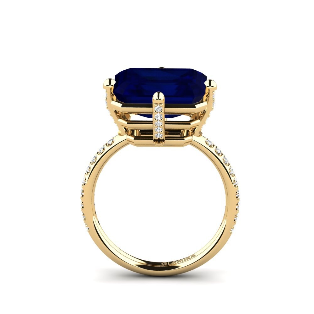 Zafiro Anillo de compromiso Odincxb