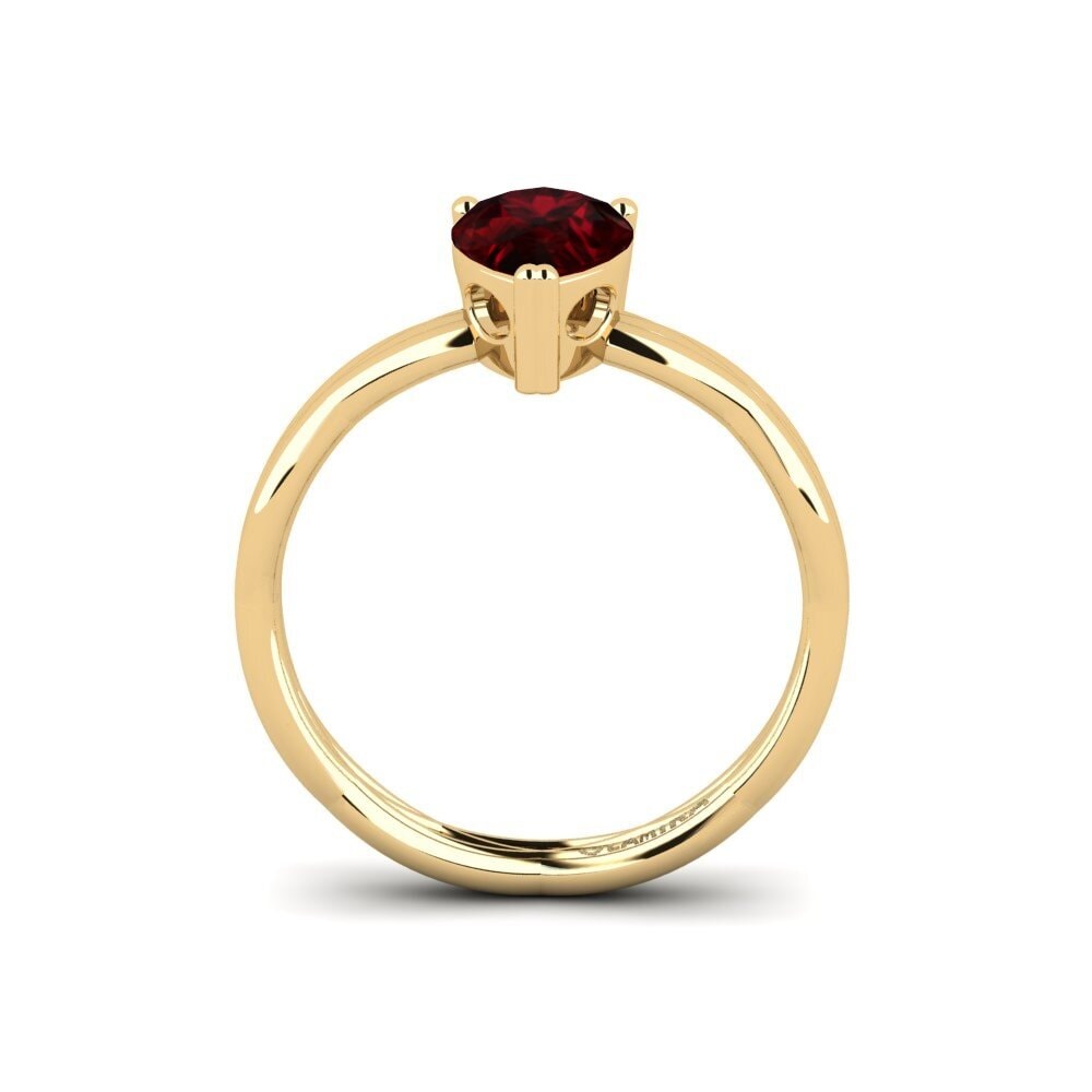 Garnet Engagement Ring Preap