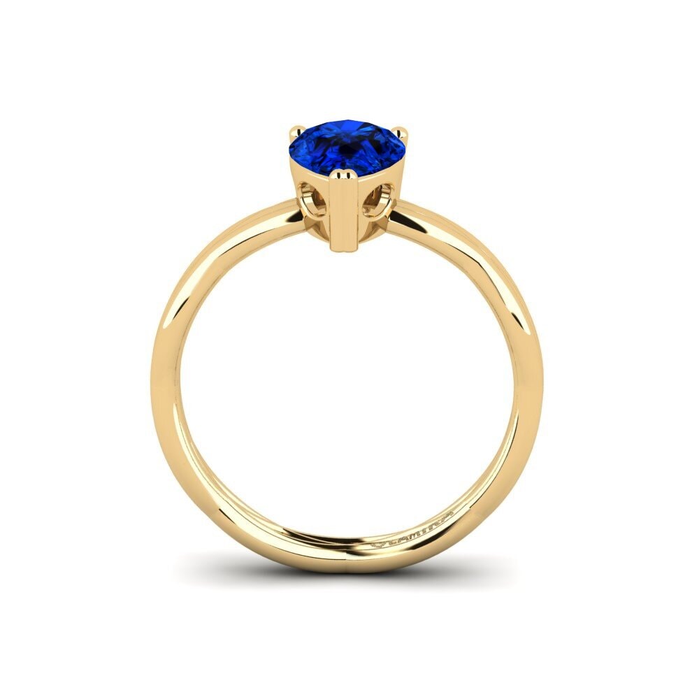Sapphire (Lab Created) Engagement Ring Preap