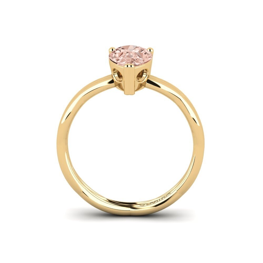Morganita Anillo de compromiso Preap