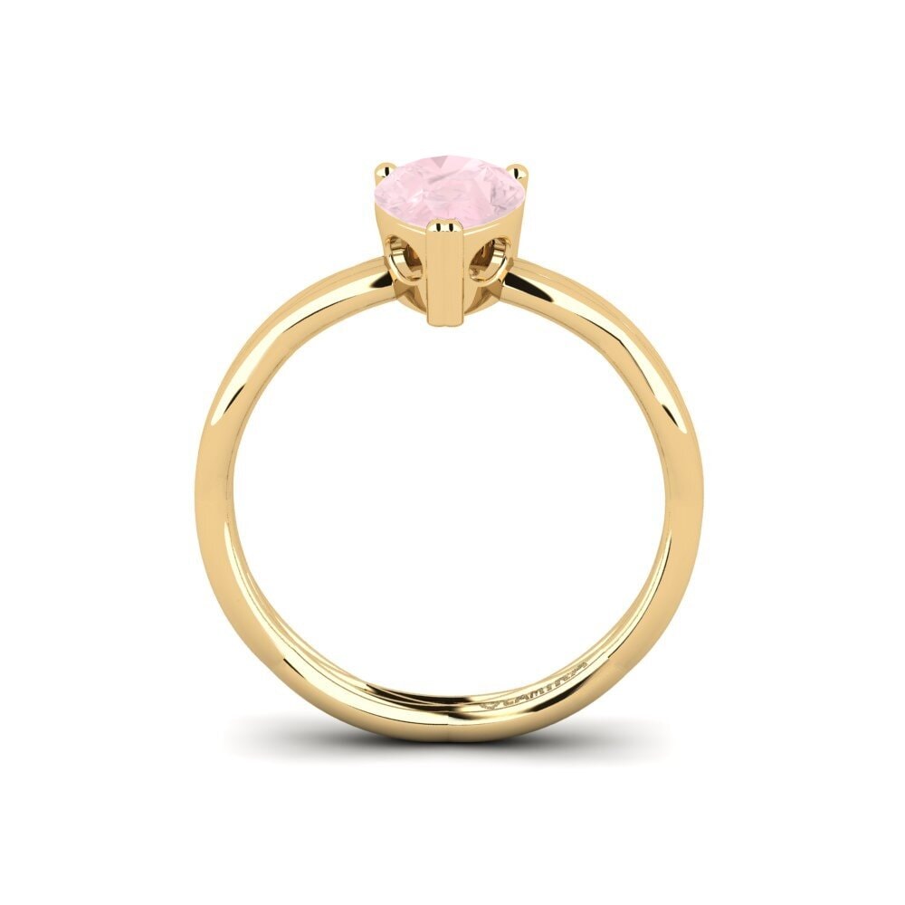 Rose Quartz Engagement Ring Preap