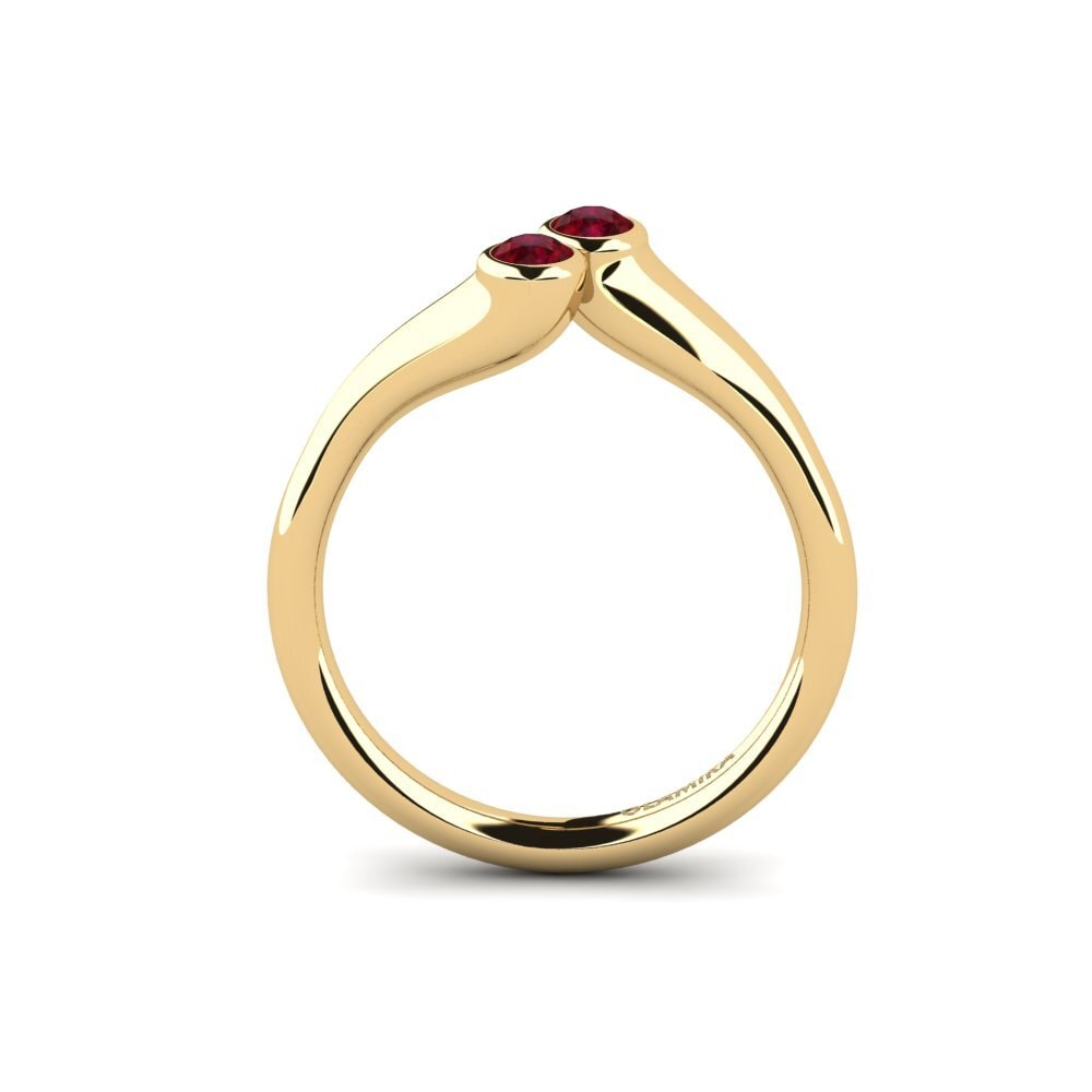 ruby Anel de Noivado Suzin