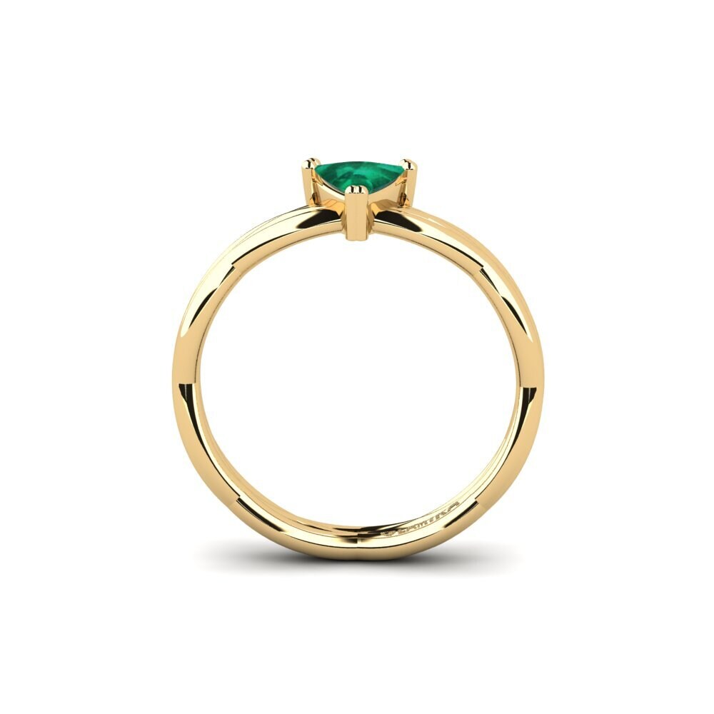 Emerald Engagement Ring Tribnys