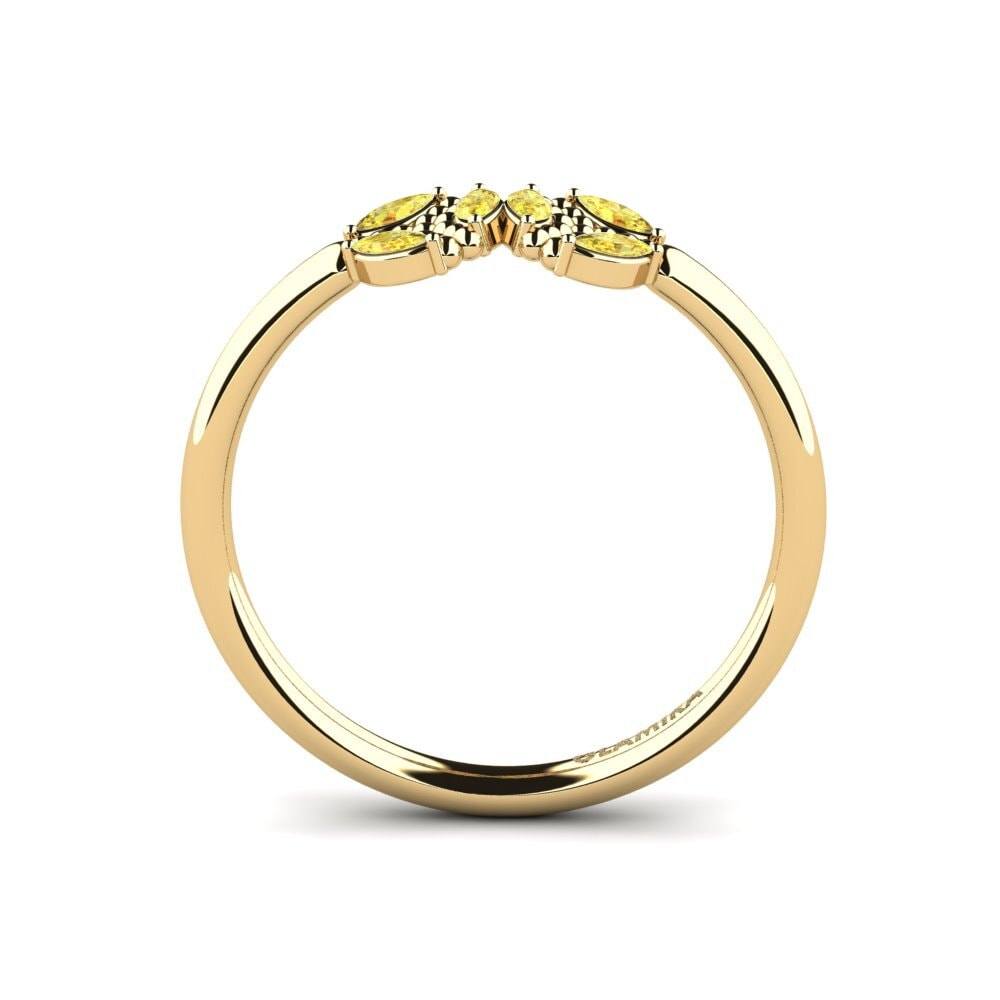 Yellow Sapphire Engagement Ring Yokovich
