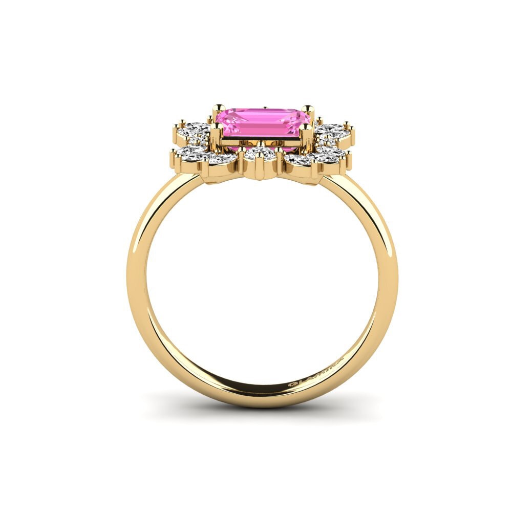 Topacio Rosa Anillo de compromiso Hram