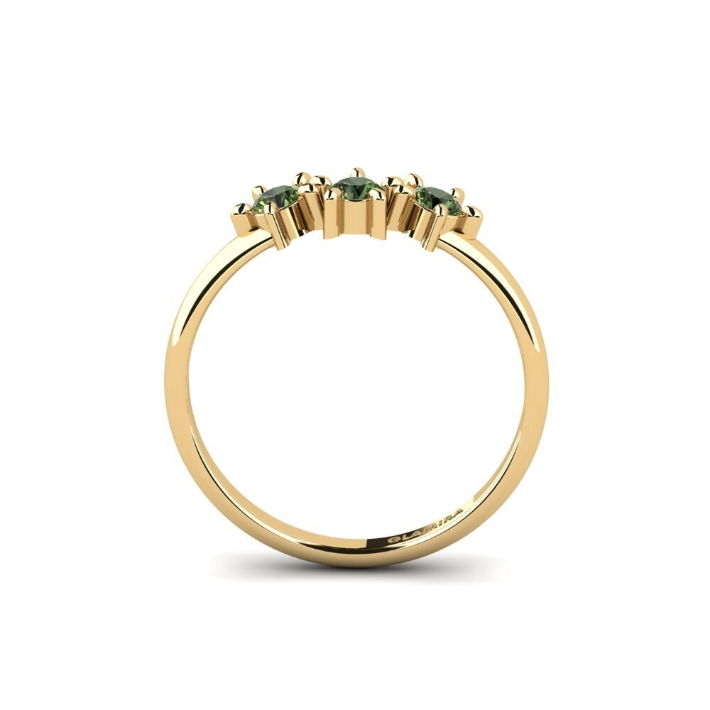 Green Sapphire Engagement Ring Napalber