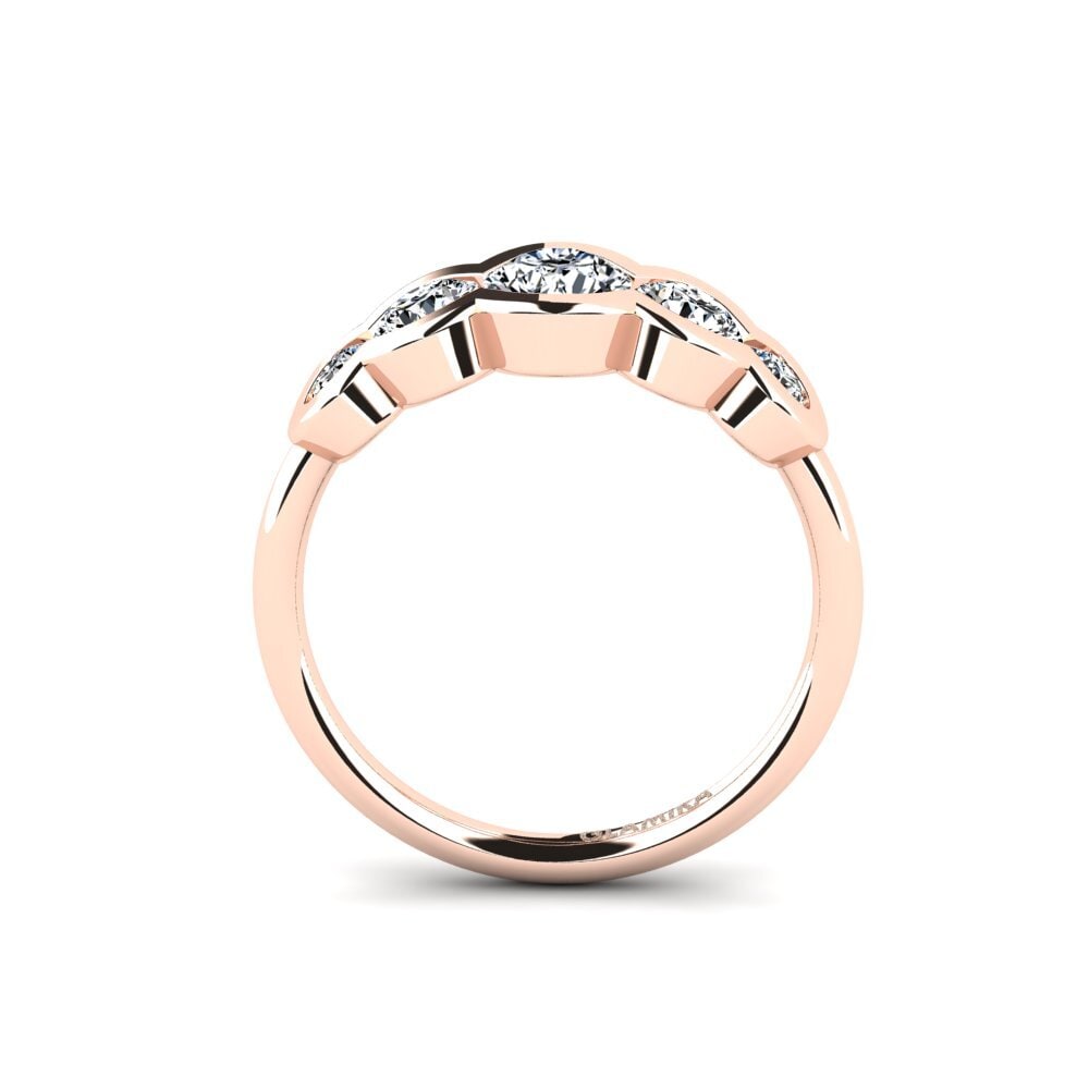 18ct Rose Gold Engagement Ring Odell