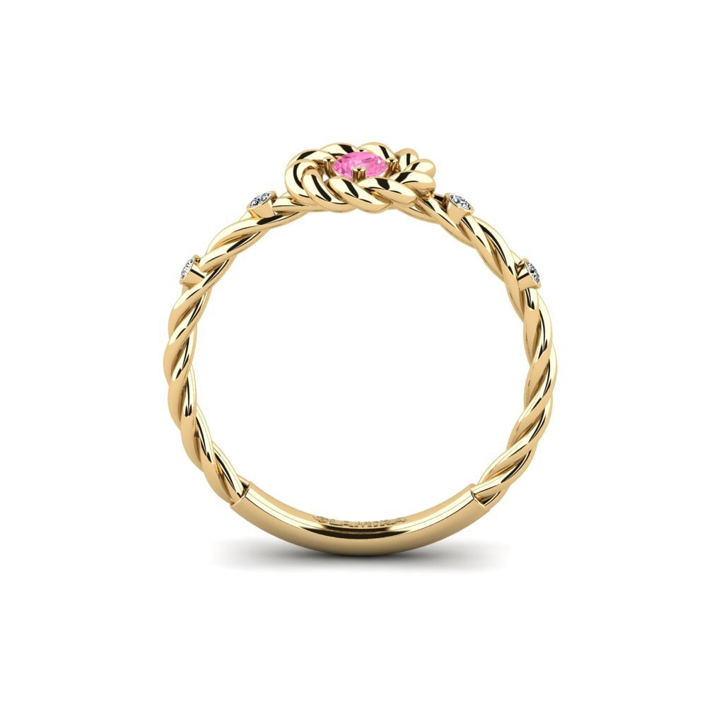 Pink Sapphire Engagement Ring Rapertur