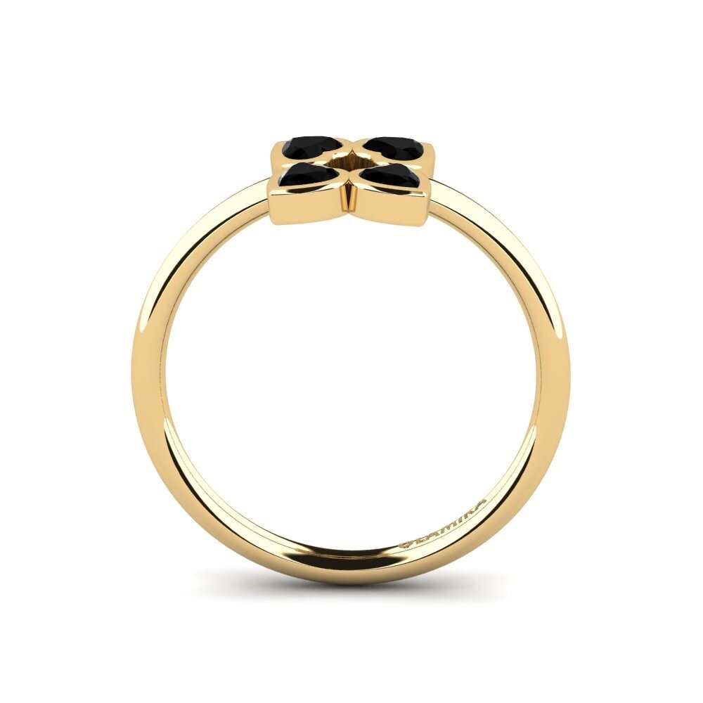 Black Diamond Engagement Ring Sakai