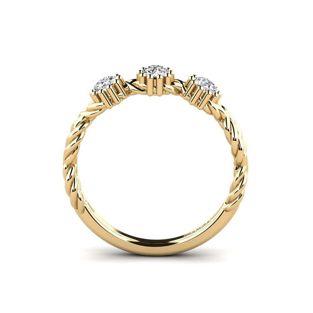 Diamante cultivado en laboratorio Anillo de compromiso Siree