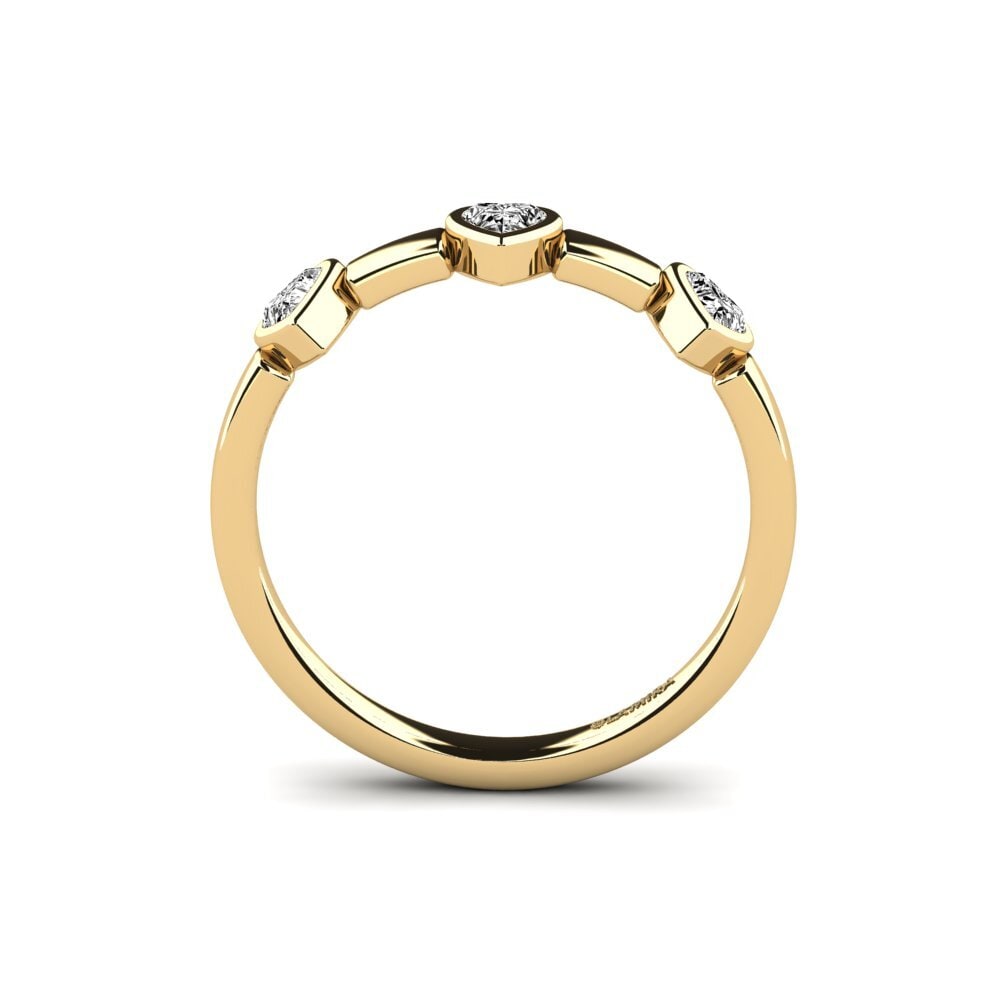 Moissanite Anel de Noivado Strist
