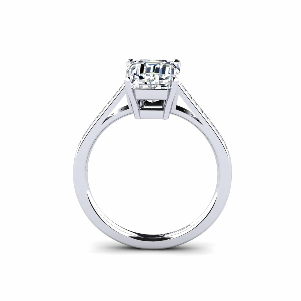 950 Platina Verlovingsring Subtend - 2.68 crt