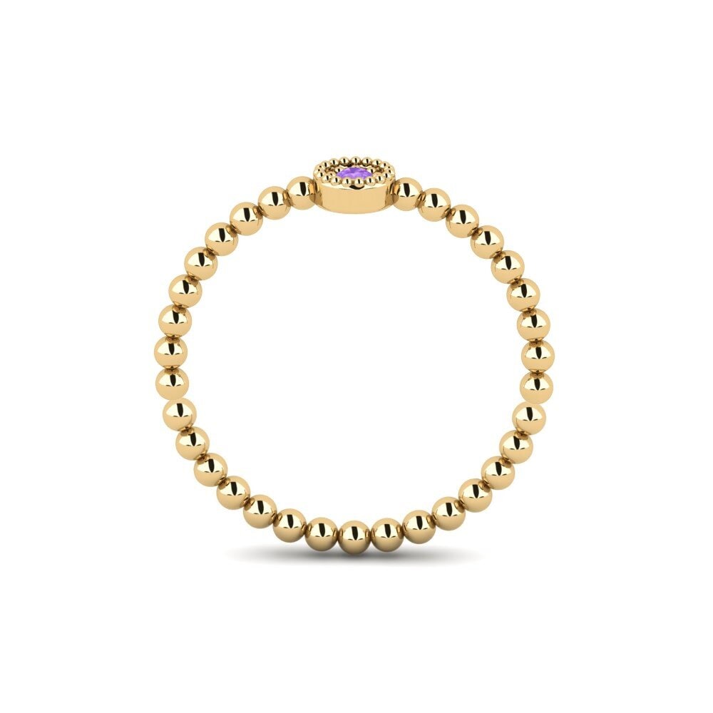 Amethyst Engagement Ring Totting