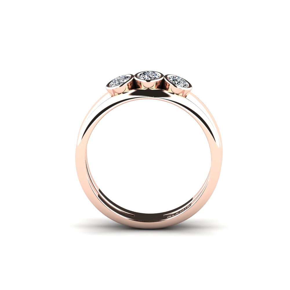 18ct Rose Gold Engagement Ring Ultaner
