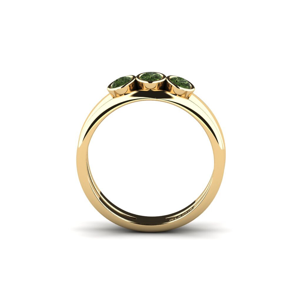 Green Sapphire Engagement Ring Ultaner