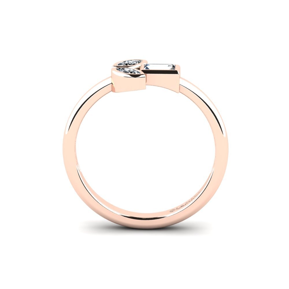 18ct Rose Gold Engagement Ring Canormess