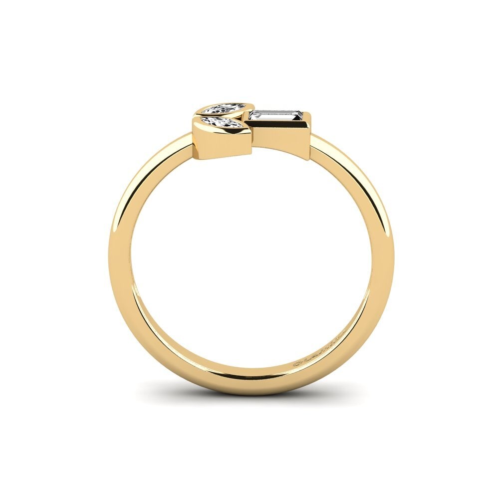 Moissanite Anel de Noivado Canormess