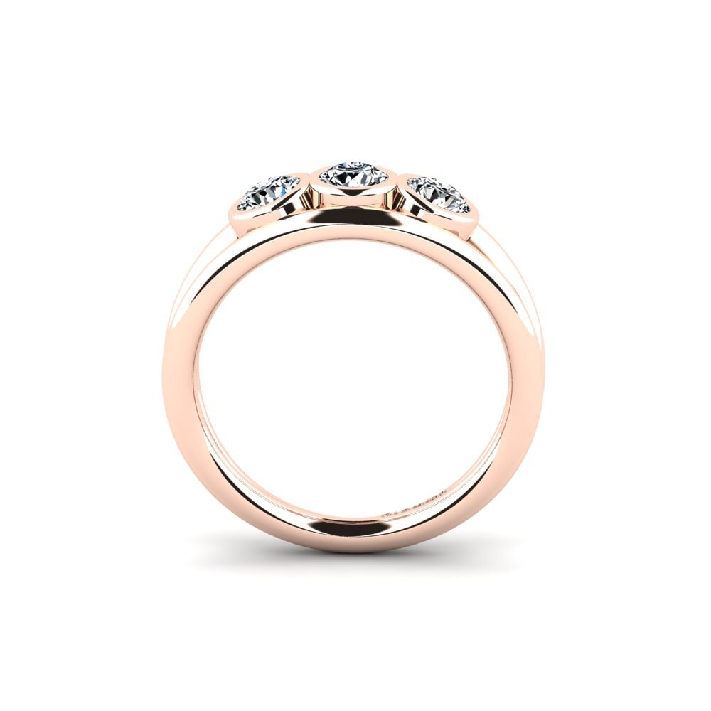 18ct Rose Gold Engagement Ring Jasey