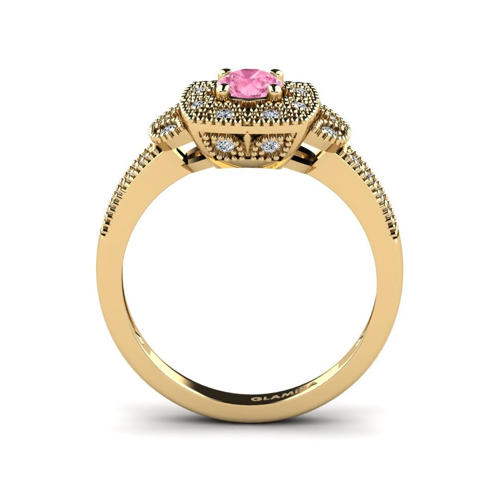 Pink Sapphire Engagement Ring Jayes