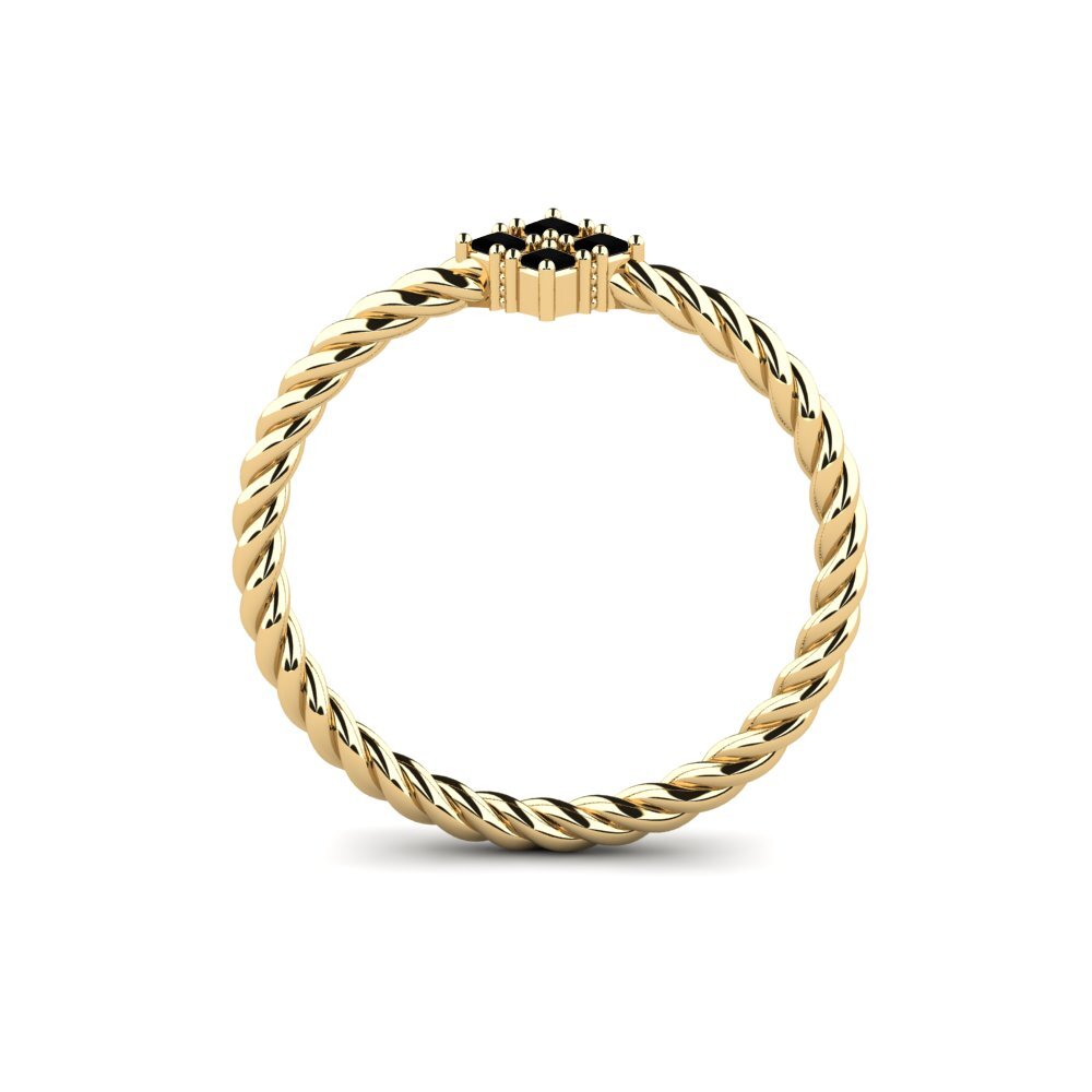 Black Diamond Engagement Ring Marrakes