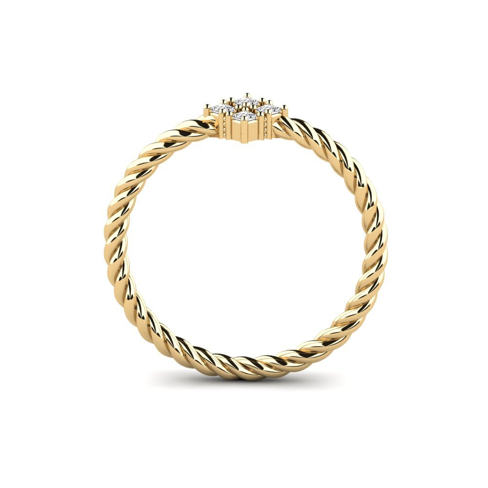 Moissanite Anel de Noivado Marrakes