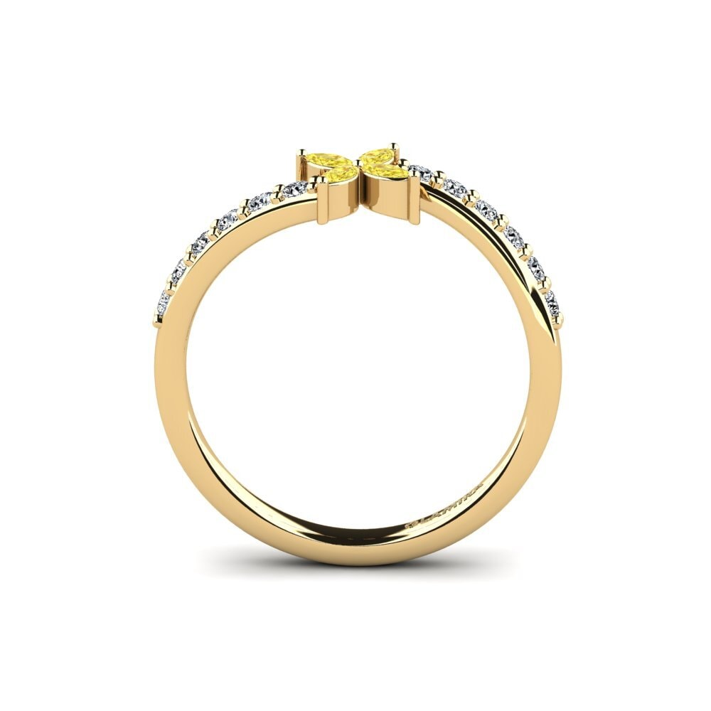 Yellow Sapphire Engagement Ring Payer