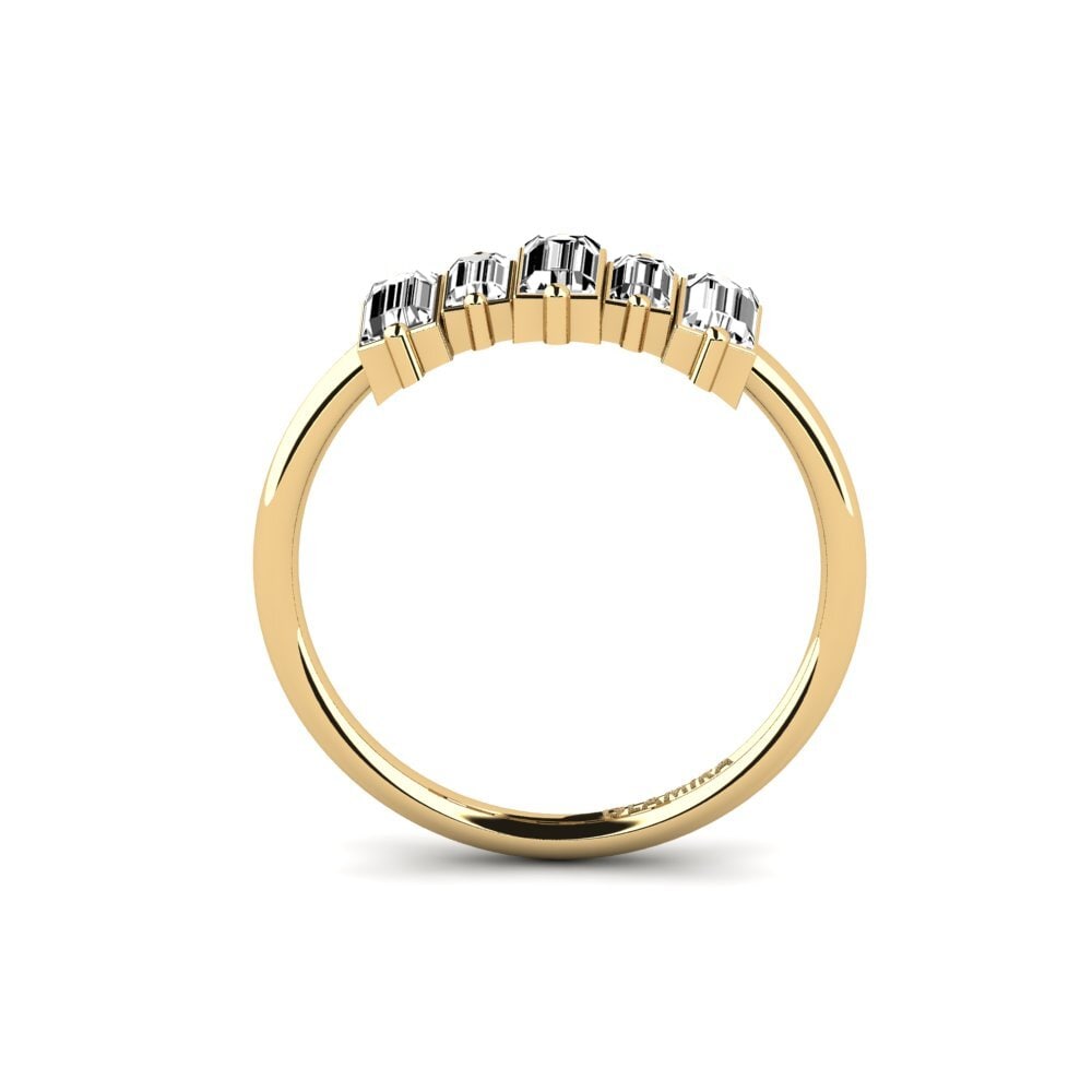 Moissanite Anel de Noivado Pegbo