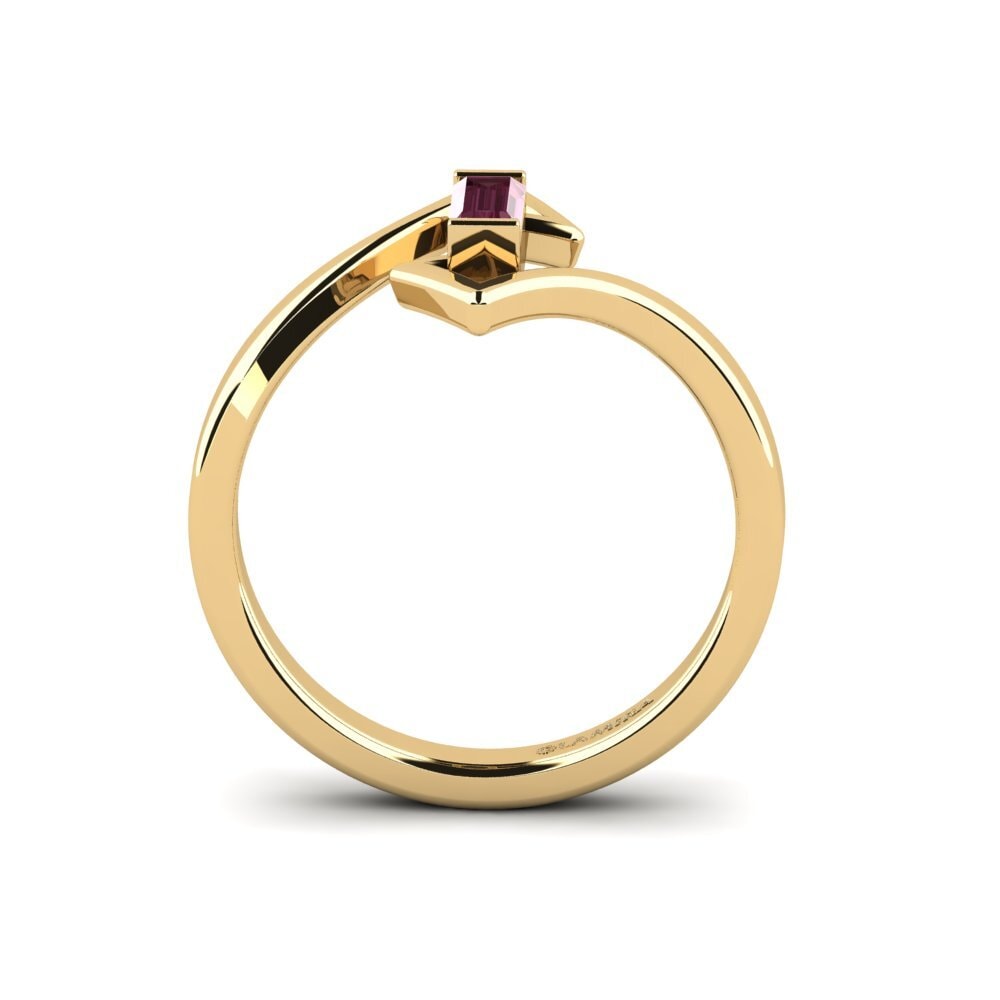 Granate Rhodolite Anillo de compromiso Planer