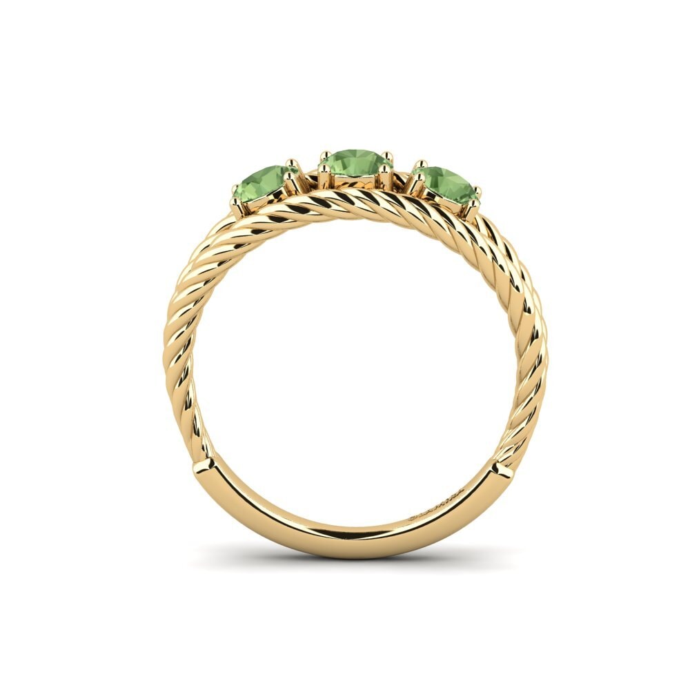Green Sapphire Engagement Ring Relove