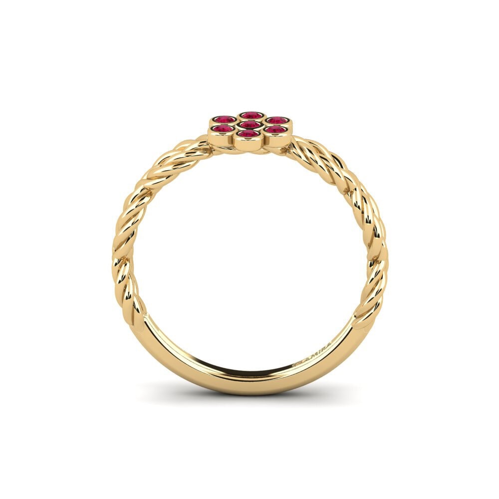 ruby Anel de Noivado Sharia