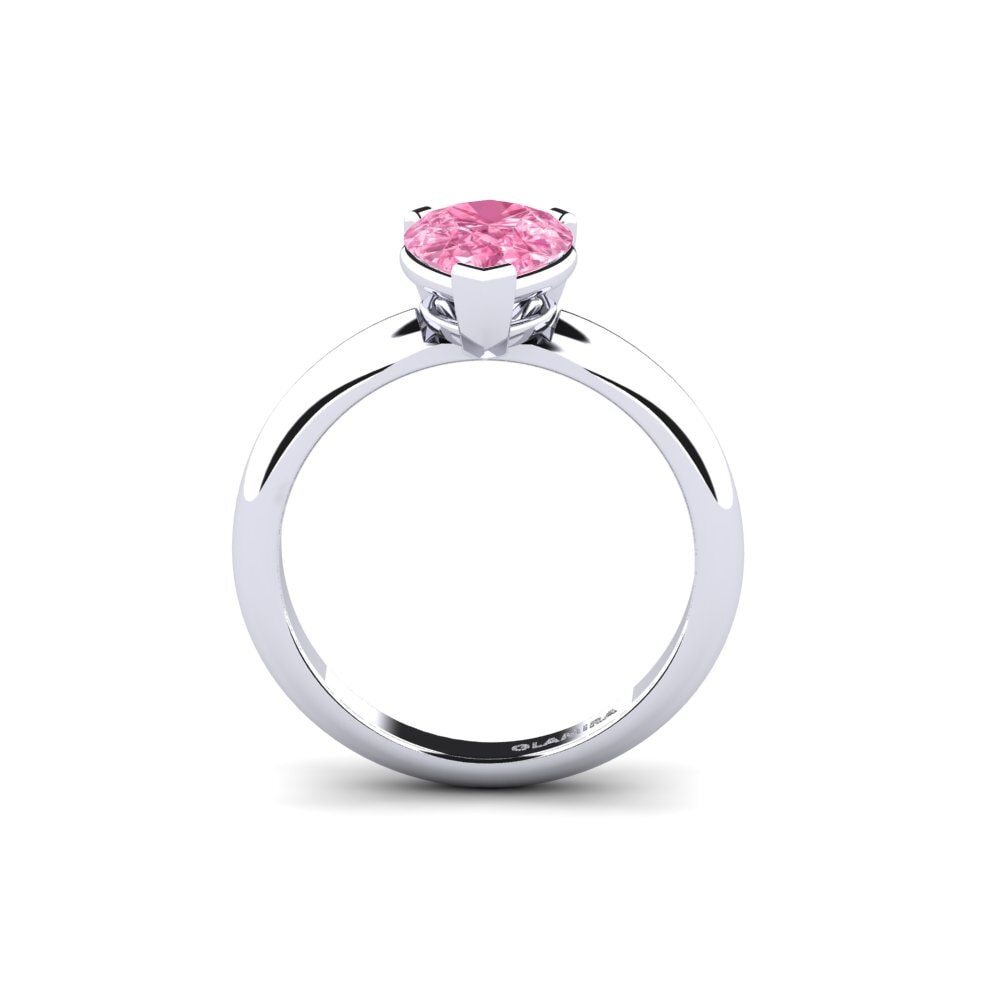 Zafiro Rosado Anillo de compromiso Ragging - 1.5 crt