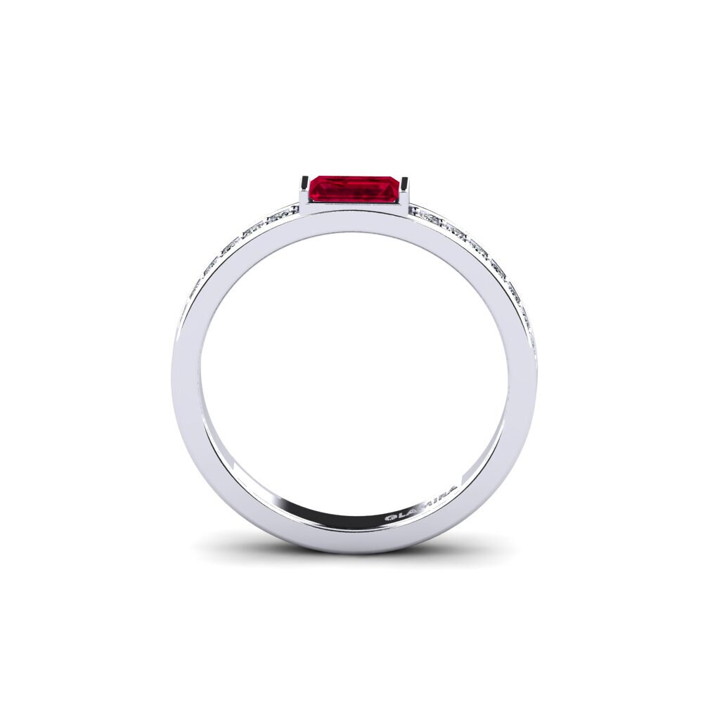 Ruby Engagement Ring Rimasel