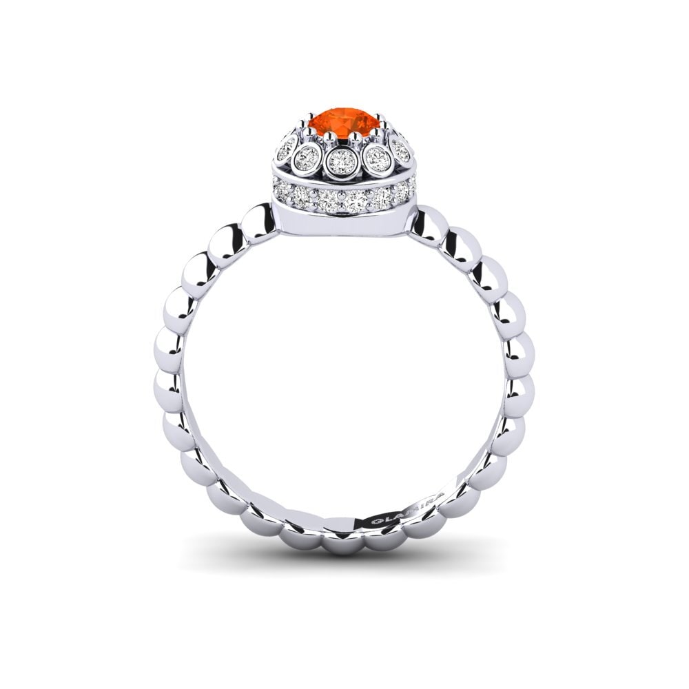Ópalo Fuego Anillo de compromiso Shinepal