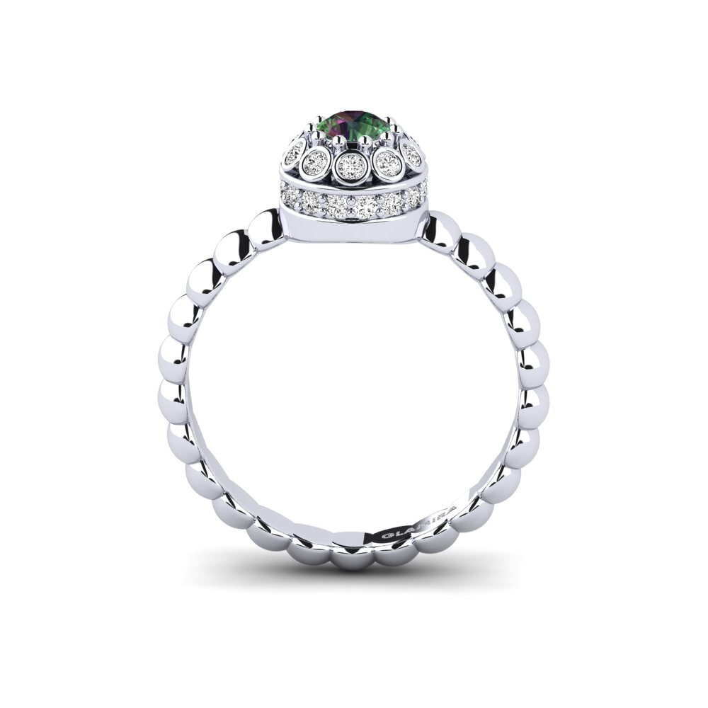 Topacio Místico Anillo de compromiso Shinepal