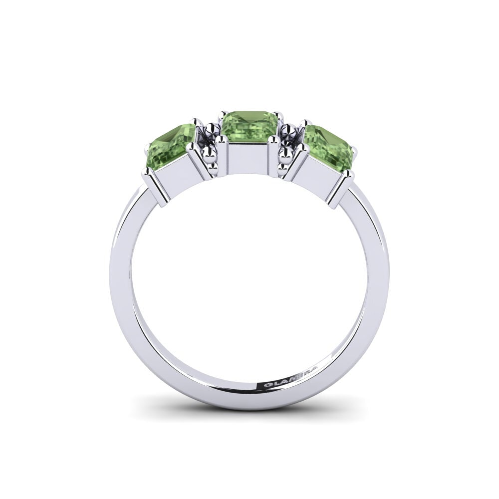 Green Sapphire Engagement Ring Sinoyas