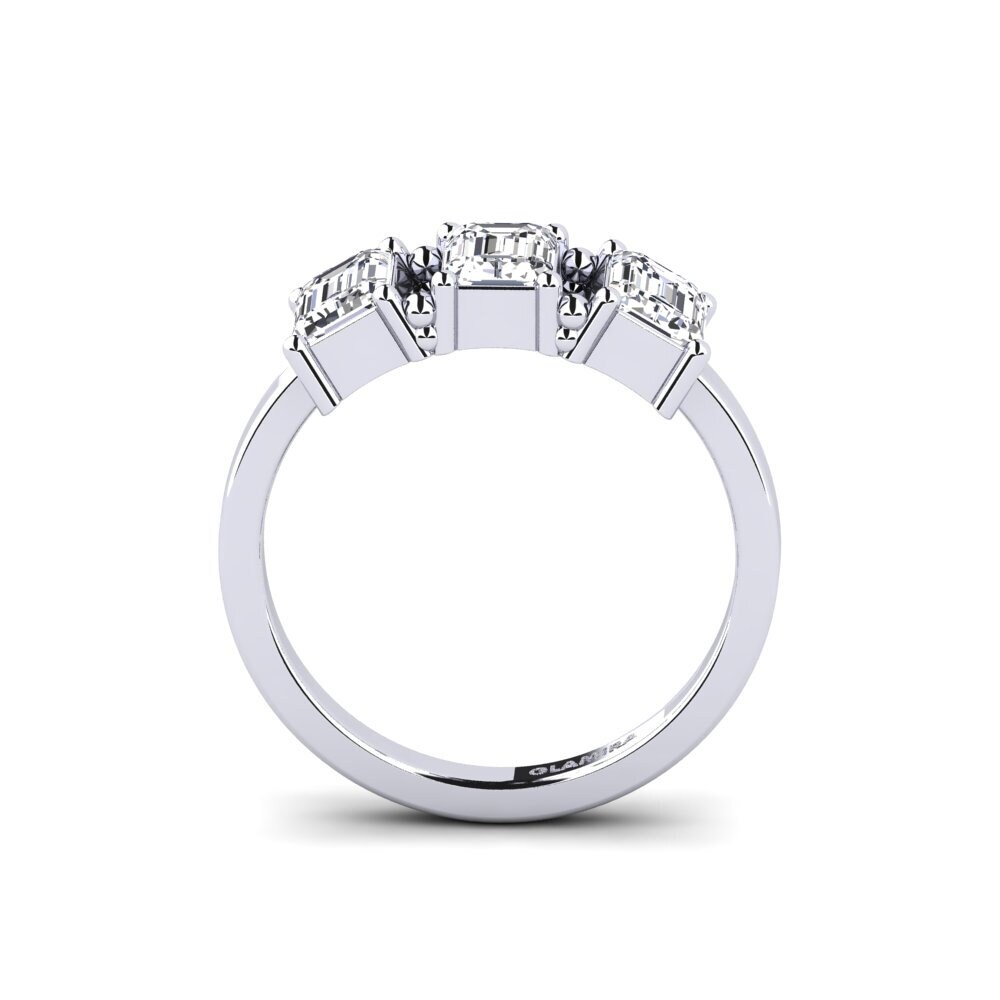 Diamante cultivado en laboratorio Anillo de compromiso Sinoyas