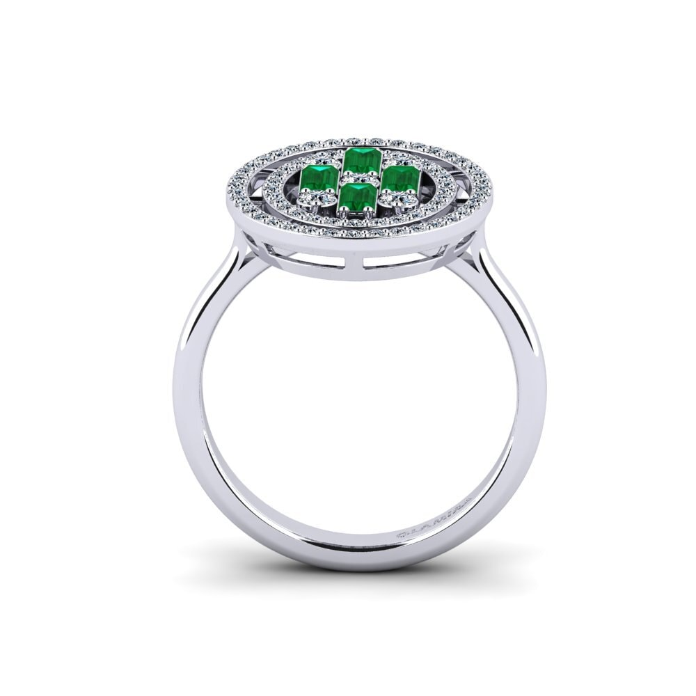 Green Zirconia Engagement Ring Subscheme