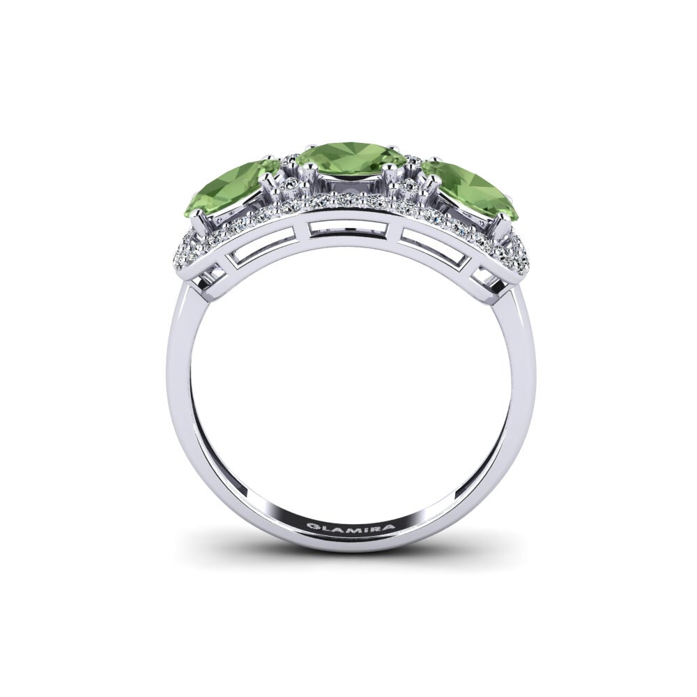 Green Sapphire Engagement Ring Sukab
