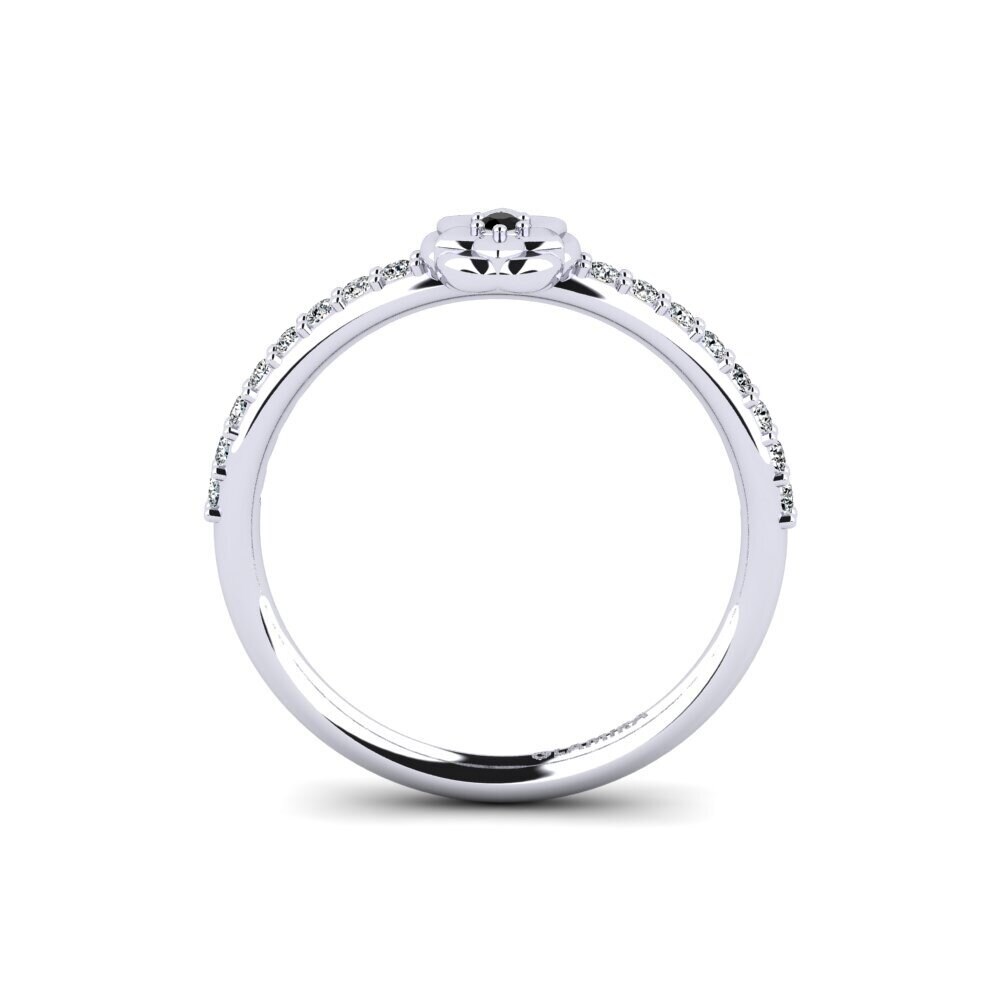 Black Sapphire Engagement Ring Thiol