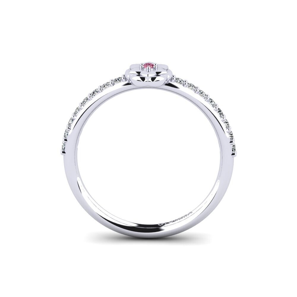 Rhodolite Garnet Engagement Ring Thiol