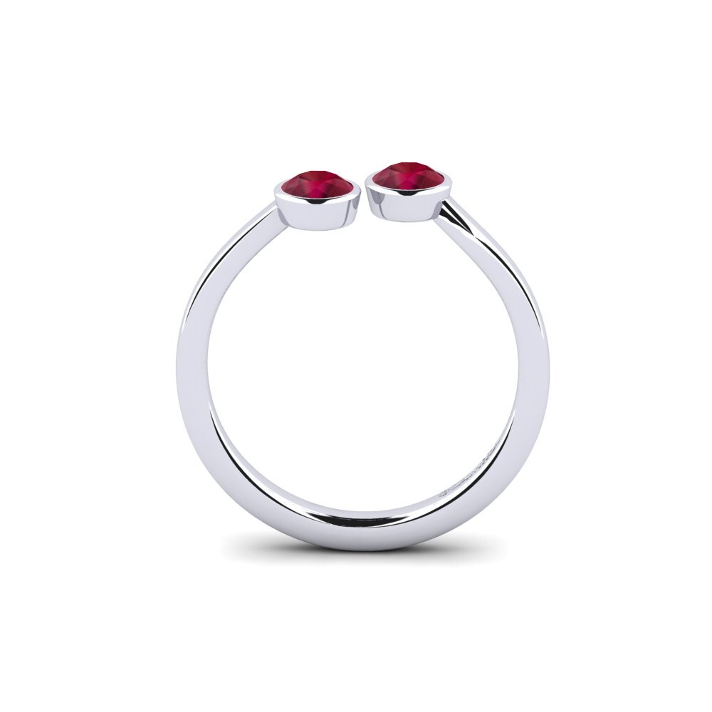 ruby Anel de Noivado Twrourig