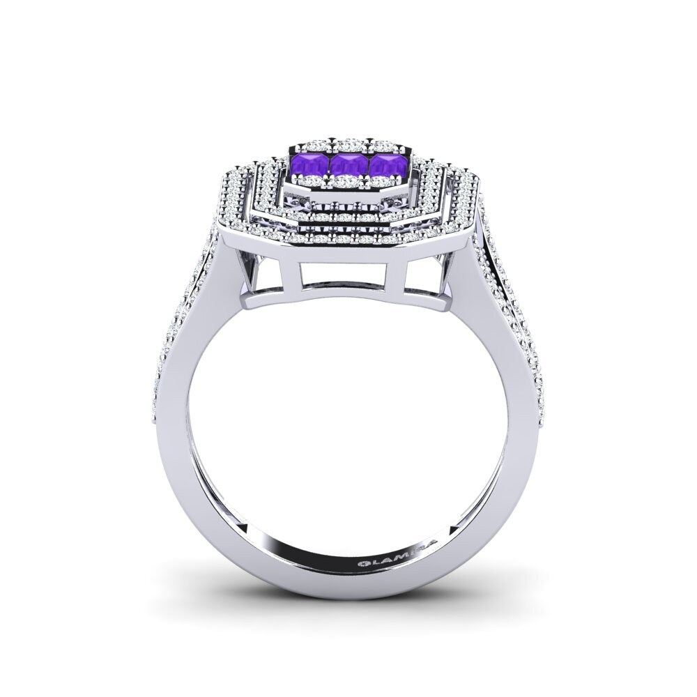 Amethyst Engagement Ring Unshirked