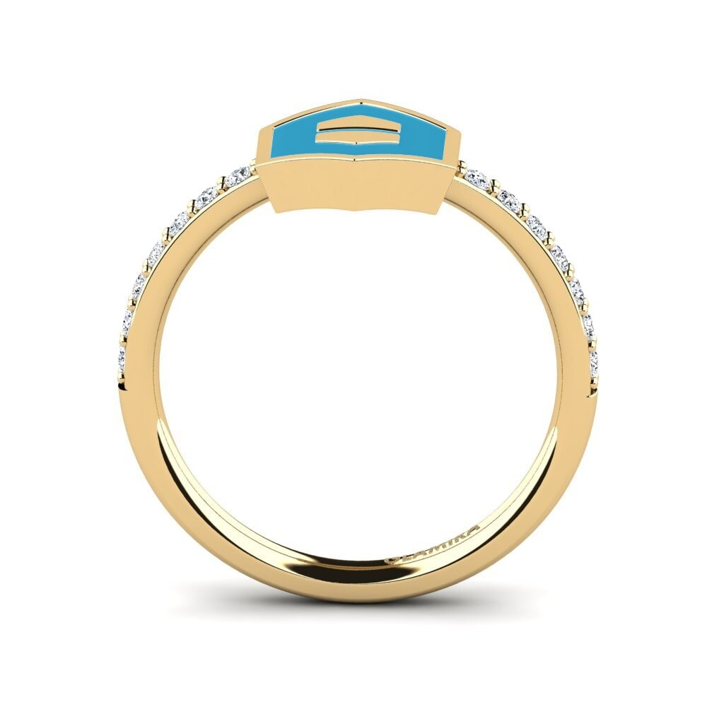 Or Jaune 9k Bague Sahiralt