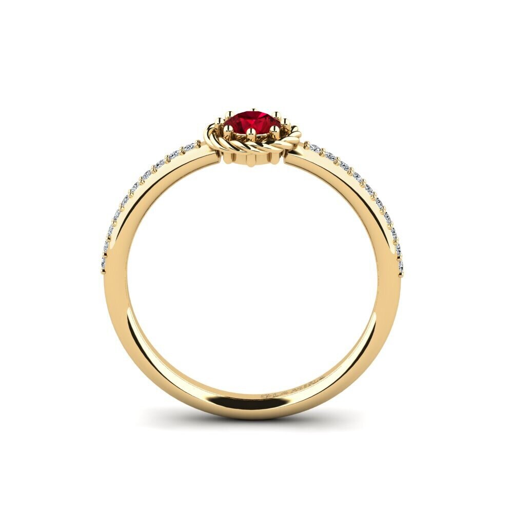 Red Zirconia Ring Sheria