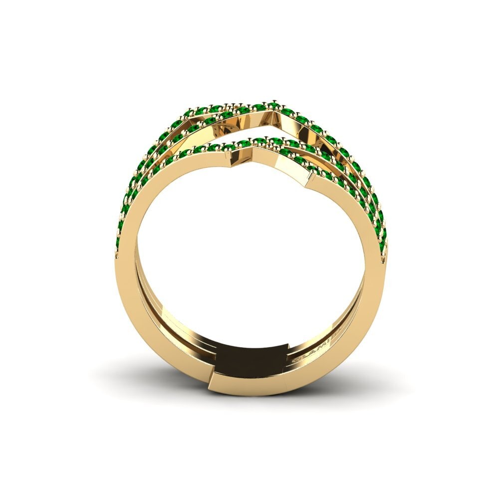 Zircônia Verde Anel Tinara