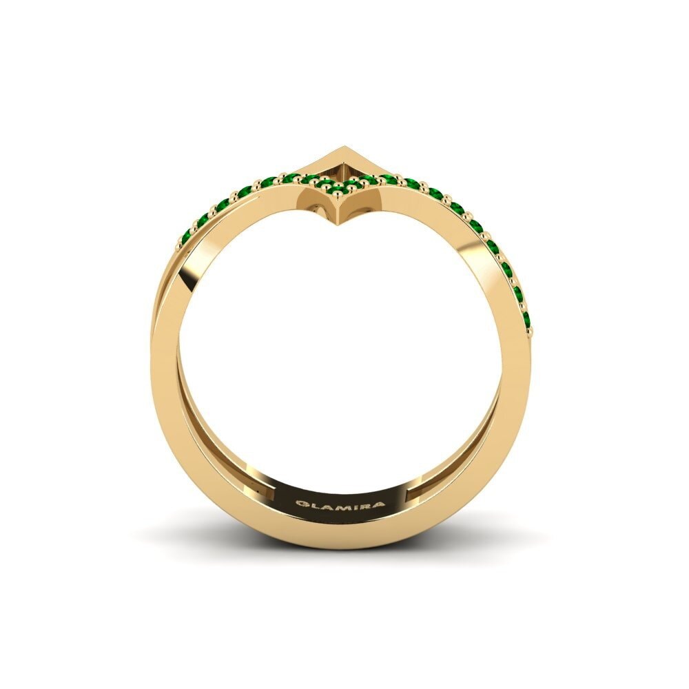 Zircônia Verde Anel Yui