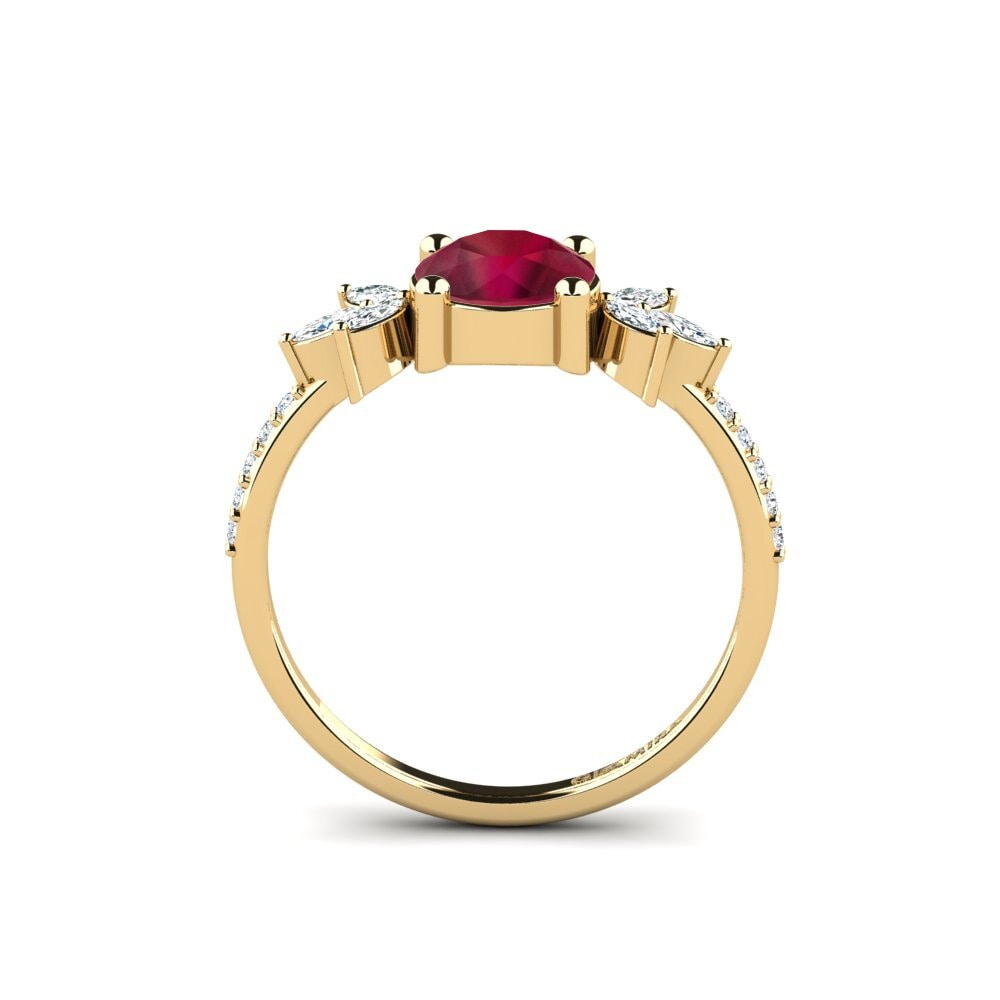 Rubin Verlobungsring Irice - Round